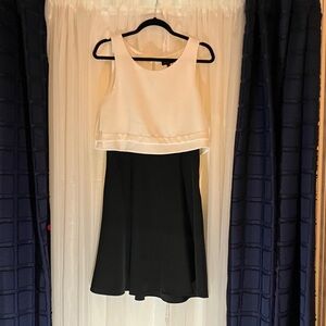 The Limited Black and White Dress